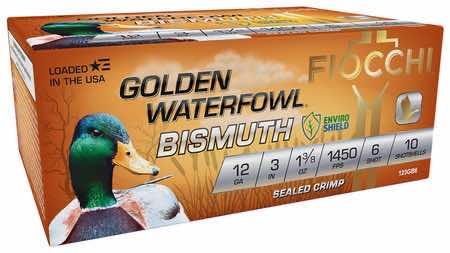 Fiocchi 123GB6 Golden Waterfowl Bismuth 12 Gauge 3