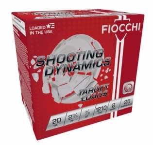 Fiocchi 20SD8 Shooting Dynamics Target 20 Gauge 2.75