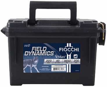 Fiocchi 223FHVB Field Dynamics 223 Rem 40 gr Hornady V-Max 50/4 *Sold as case