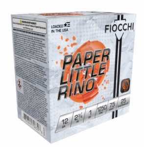 Fiocchi 12FPTX75 Paper Little Rino Extrema 12 Gauge 2.75