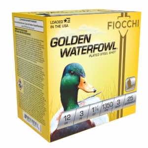 Fiocchi 123SGW3 Golden Waterfowl 12 Gauge 3