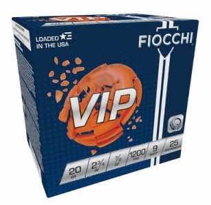 Fiocchi 20VIP9 Exacta Target VIP 20 Gauge 2.75