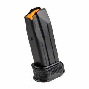 FN 20100379 509 Compact 15rd Detachable w/Mag Sleeve 9mm Luger Black Steel