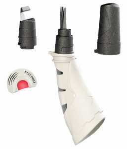 Foxpro MRMTHY Mr. Mouthy Diaphragm/Howler Call Double Reed Coyote Sounds Attracts Predator Species Gray 3 Piece