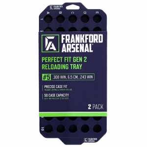 Frankford Arsenal #5 PERFECT FIT GEN2 RELOAD TRAY .308 WIN, 6.5CM 2PK 50 RD
