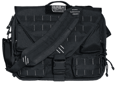 GPS Bags T1350BCB Tactical Brief Case Black 1000D Polyester 1 Handgun