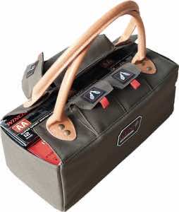 GPS Bags 1255TOT Shotgun Shell Tote Olive 12 Gauge Capacity 6 Boxes