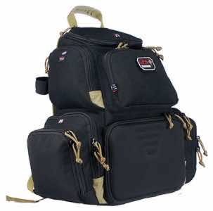 GPS Bags GPS1711BPBT Handgunner Backpack 1000D Nylon Black/Tan