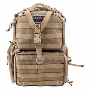 GPS Bags T1612BPT Tactical Range Tan 1000D Nylon Teflon Coating 3 Handguns