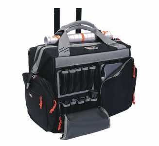 GPS Bags 2215RB Rolling Black Canvas Holds 4 Handguns