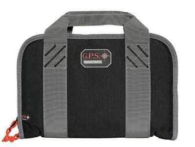GPS Bags 1107PCCB Double Compact Black Holds 1-2 Handguns