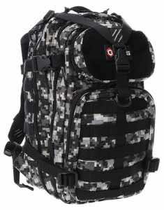 GPS Bags T1611BOBGD Bugout Bag Tactical Gray Digital 600D Polyester 2 Handguns