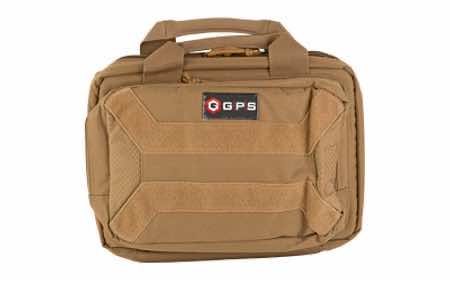 GPS Bags PC15FDE Pistol Case Flat Dark Earth 600D Polyester Holds 1 Handgun