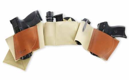 Galco UWKHXL2 UnderWraps 2.0 Khaki XL Leather/Nylon Handgun