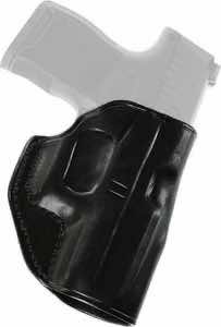 Galco SG600B Stinger OWB Black Leather Compatible w/Sig P365/P365 SAS/Glock 42 Compatible w/ Belt Loop Mount Right Hand