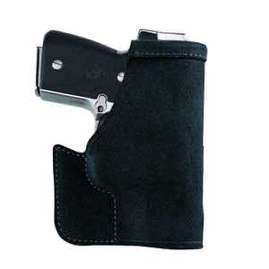 Galco PRO436B Pocket Protector Black Leather Fits Ruger LCP/Kel-Tec P-32/Diamondback DB/NAA Guardian Ambidextrous