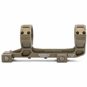 Geissele Automatics AR15 Super Precision Scope Mount/Ring Combo Desert Dirt Color Anodized