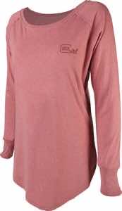 Glock AP960346 Glock Girl Confidence Blush Cotton/Polyester/Rayon Long Sleeve Tunic Medium