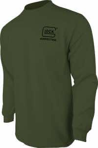 Glock AP96069 Born In Austria Military Green Pre-Shrunk Cotton Long Sleeve 2XL