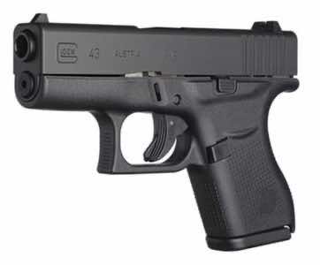 Glock UI4350201 G43 Slim Sub-Compact Frame 9mm Luger 6+1 3.41