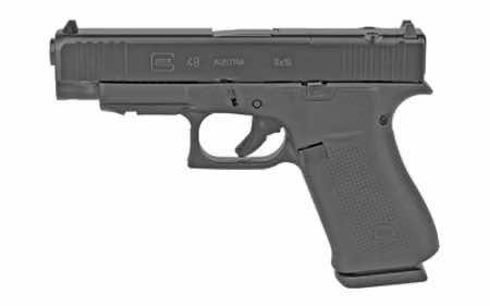Glock PA4850201FRMOS G48 Gen5 MOS Sim Compact 9mm Luger 10+1 4.17