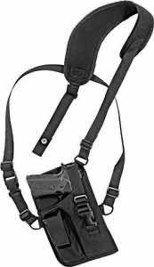 GrovTec US Inc GTHL15102R Trail Pack Shoulder Black Nylon Harness Fits Med/Lg DA Revolver Fits 3-4