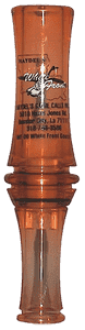 Haydel's Game Calls WF00 White Front Open Call Specklebelly Sounds Attracts Geese Brown Acrylic