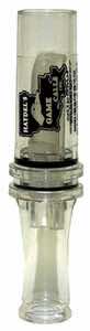 Haydel's Game Calls BC10 Big Barreled Open Call Single Reed Mallard Sounds Attracts Ducks Clear Plastic
