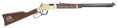 Henry H004MS2 Golden Boy Military Service Tribute 2 Full Size 22 Short, 22 Long, 22 LR, 16 LR/21 Short, 20