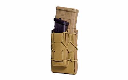 High Speed Gear 24DD00CB TACO Gen 2 Double Decker Coyote Brown Nylon Laminate MOLLE Mount Pistol/Rifle