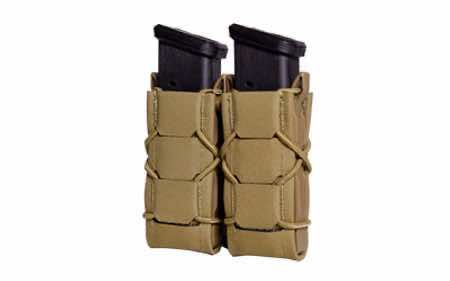 High Speed Gear 24PT02CB TACO Gen 2 Double Coyote Brown Nylon Laminate MOLLE Mount Pistol