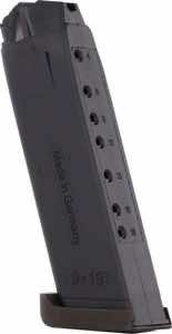 HK 50259081 USP Black Detachable 18rd 9mm Luger for H&K USP/USP Tactical/USP Elite/USP Expert