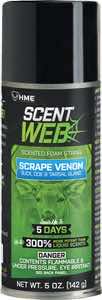 HME SWSCRPVEN Scent Web Scrape Venom Buck, Doe & Tarsal Gland Cover Scent 5 oz. Aerosol