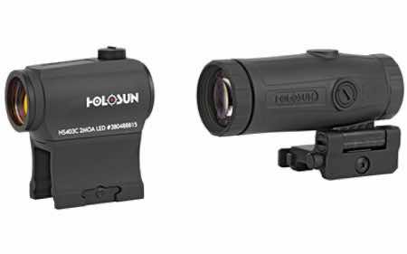 Holosun H-SUN HS403C & 3X MAGNIFIR BLK COMBO