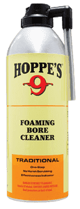 Hoppe's 908 No. 9 Bore Cleaner Foam Style Cleaner Removes Copper & Powder Residue 12 oz. Spray Bottle