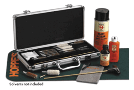 Hoppe's UAC76 Universal Accessory Cleaning Kit Multi-Caliber/Silver Hard Case