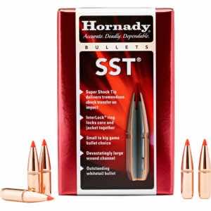 Hornady 3233 SST 8mm .323 170 gr Super Shock Tip 100 Per Box/ 15 Case