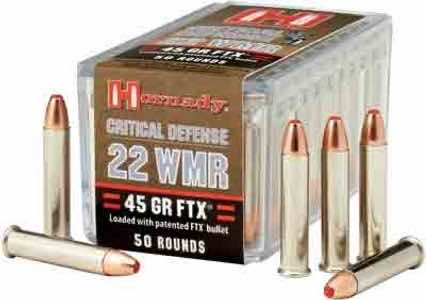 Hornady 83200 Critical Defense 22 WMR 45 gr Flex Tip eXpanding 50 Per Box/ 40 Case