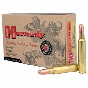 Hornady 8232 Dangerous Game 375Ruger 300gr Dangerous Game Solid 20 Per Box/6 Case