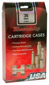 Hornady 8729 Unprimed Cases Cartridge 35 Rem Rifle Brass