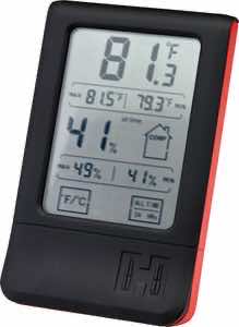 Hornady 95909 Digital Hygrometer Red AAA