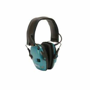 Howard Leight R02521 Impact Sport Electronic Muff 22 dB Over the Head Black/Teal Adult 1 Pair