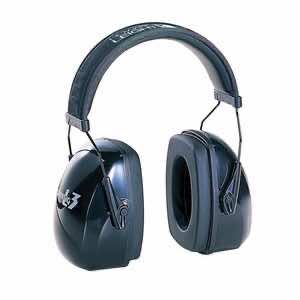 Howard Leight R03318 Leightning L3 Passive Muff 30 dB Over the Head Black Adult 1 Pair
