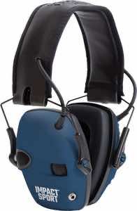 HOW R-02529 IMPACT SPORT REAL BLUE ELEC EARMUFF
