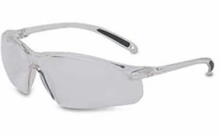 Howard Leight R01636 Uvex A700 Shooting Glasses Adult Clear Lens Polycarbonate Scratch Resistant Clear Frame