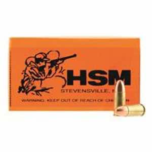 HSM 9MM2R Training *Remanufactured 9mm Luger 115 gr Full Metal Jacket 50 Per Box/ 20 Case