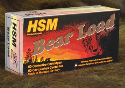 HSM 45C7N Bear Load 45 Colt 325 gr Wide Flat Nose 50 Per Box/ 10 Case