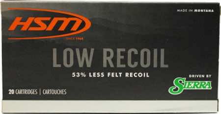 HSM 24318N Low Recoil 243 Win 85 gr Orange Polymer Tip 20 Per Box/ 25 Case