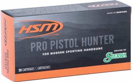 HSM 500SW9N Pro Pistol 500 S&W Mag 400 gr Jacketed Soft Point 20 Per Box/ 25 Case
