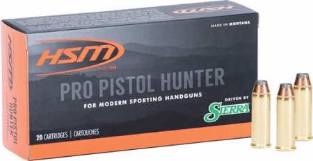 HSM 44M17N20 Pro Pistol 44 Rem Mag 300 gr Soft Point 20 Per Box/ 20 Case